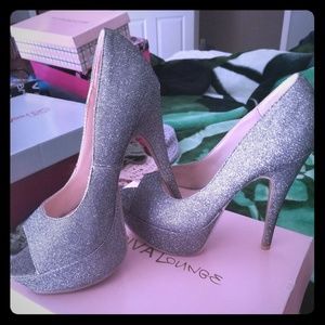 Wild Diva Glitter Heels
